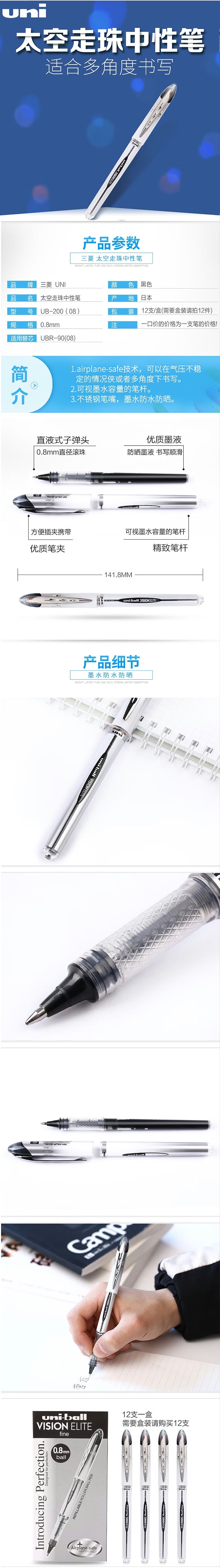 ⣨UniUB-200 (08) UB-200ֱҺʽˮǩֱ0.8mm