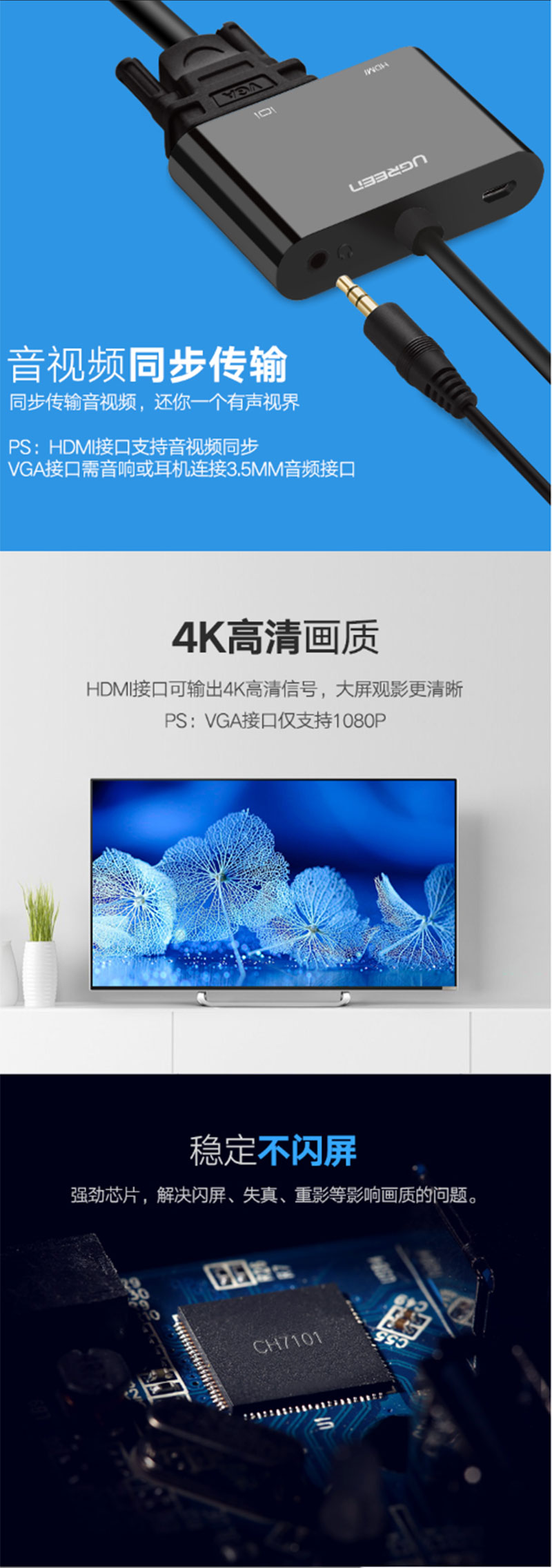 40744 HDMIתVGA/HDMI˫ӿ