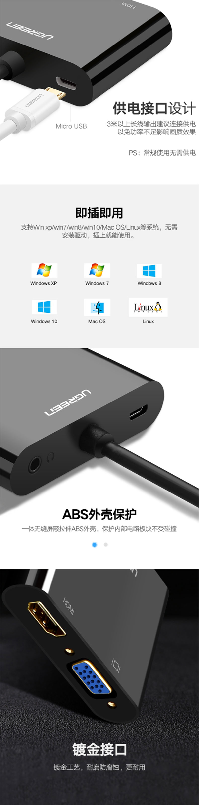 40744 HDMIתVGA/HDMI˫ӿ